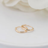 14K Gold-Plated Endless Hoop Earring for Children and Babies