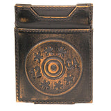 Shotshell Burnished Leather Magnetic Front Pocket Wallet
