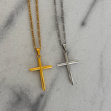 Large Cross Necklace – Gold