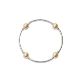 8mm Light Gold Pearl Blessing Bracelet: S