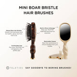 Mini Boar Brush | Tan