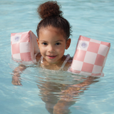 Ali+Oli Inflatable Arm Band Swim Wings for Kids (Pink)