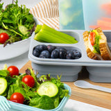 Krumbs Kitchen Collapsible Silicone Meal Prep Container Asst