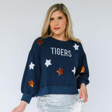 Millie Sweatshirt - Navy Auburn Stars