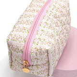 Floral Quilted Cotton Ditsy Cosmetic Pouch Bag