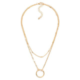 Layered Chain Link Necklace