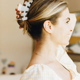 Classic Hair Clip | Large | Coconut White