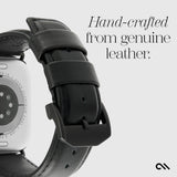 Signature Leather Band (Black) - Apple Watch 42-49mm