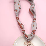 HANDMADE SCARF CHARM NECKLACE | 80N91790: D