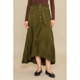 Olive Grove Tiered Maxi Skirt