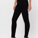Black Stretch High Rise Ankle Skinny