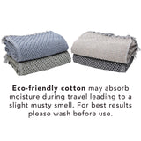 Patterned Cotton Throw Blanket - 50 x 70 - Style Options: Diamond