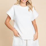 Whispering Petals Embossed Co-ord Set