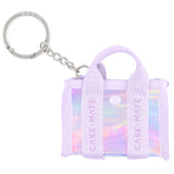 Case-Mate Mini Tote Keychain Charm- Purple