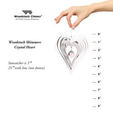 Woodstock Shimmers™ - Crystal, Heart