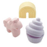 Unicorn 3pc Bath Toy Set