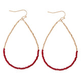 Beaded Teardrop Earrings