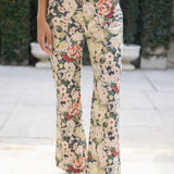 Floral Wide Leg Pants