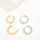 Beaded Hoop Earrings