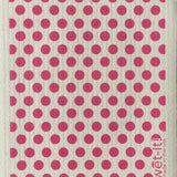 Dots and Dots Pink Swedish Cloth