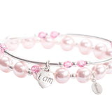 Count Your Blessings Bracelet in Pink Pearl: S