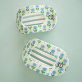 Blue Marigold | Medium | Flat Round Hair Clip