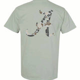 AL Camo A Tee: Grey / Large