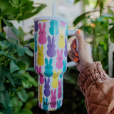 Easter Peeps Tumbler Cup: White