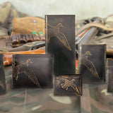 Mallard Burnished Leather Secretary Wallet