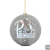 LED “Peace” Holy Family Ornament – Lighted Double-Sided Design