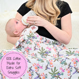 Hum Along Hummingbird Baby Swaddle Blanket