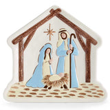 Hand-Painted Ceramic Holy Family Plate