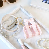 Case-Mate Mini Tote Keychain Charm- Pink