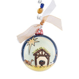 Jesus Nativity with Wisemen Christmas Ornament