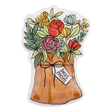 “Best Mom” Floral Trinket Tray (5” x 7.5”)