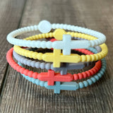 Silicone Cross Bracelet