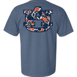 Auburn Camo Logo: True Navy / Small