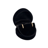 10 mm Gold-Plated Huggie CZ Hoop Earrings