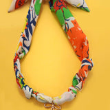 HANDMADE SCARF CHARM NECKLACE | 80N91790: A