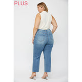 Mica Denim – Plus Super High Rise Straight Leg Jeans