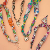 HANDMADE SCARF CHARM NECKLACE | 80N91790: G