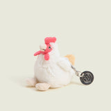 Chicken Keyring sensory Squishy fun teen trendz
