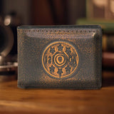 Shotshell Burnished Leather Money Clip
