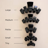 Classic | Jet Black | Petite | Claw Clip