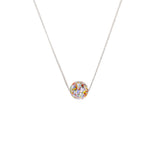 Confetti Murano Blessing Necklace in Sterling Silver