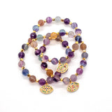 I Am Protected - Fluorite Wrist Mala: S
