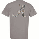 AL Camo A Tee: Grey / Large