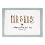 No Longer Two but One Trinket Tray