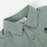 Sage Green Mallard Boys Dress Shirt