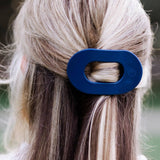 Round Flat Hair Clip | Med. | Midnight Rain